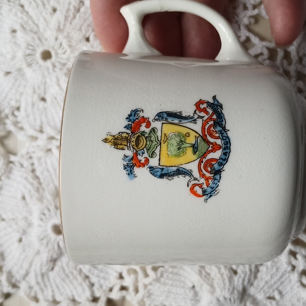 Antique China Cup with Glasgow Crest